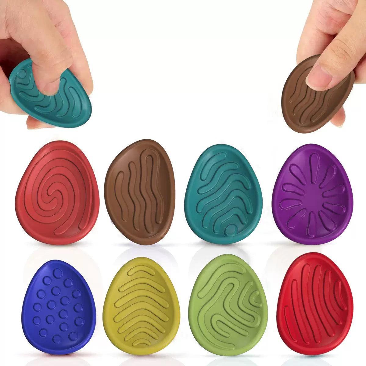 Sensory Stones – Tactile Learning Toys for Kids with Autism, ADHD, and Sensory Processing Needs for Autism, ADHD & Sensory Therapy by SensoryHarbor™