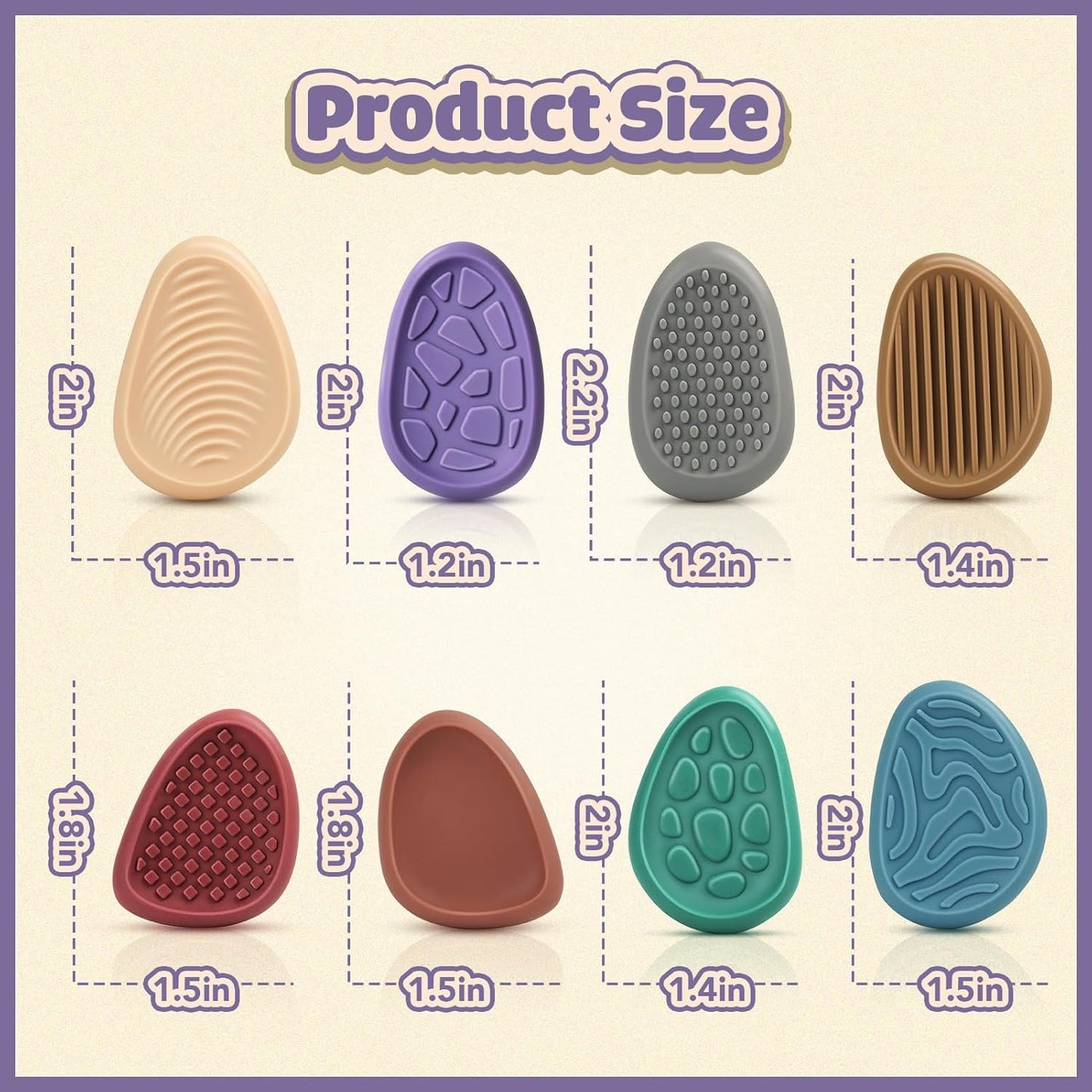 Sensory Stones – Tactile Learning Toys for Kids with Autism, ADHD, and Sensory Processing Needs