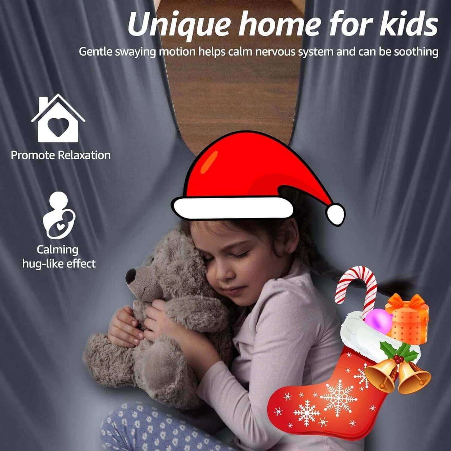 SensoryHarbor™- Double-Layer Sensory Joy Swing for Sensory Processing Needs