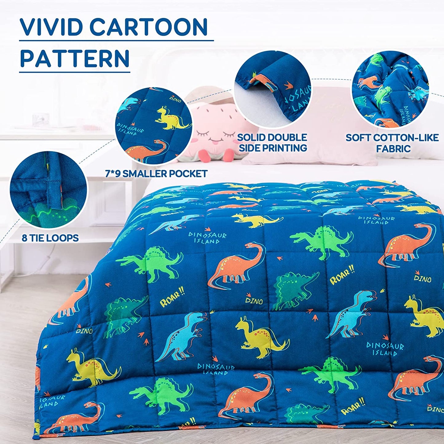 SensoryHarbor™-Gravity Blanket to Improve Sleep and Relaxation in Kids