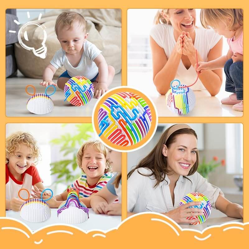 Sensory Fidget Board Ball Toy for Fine Motor Skills & Stress Relief – ADHD Autism Therapy Tool for Kids & Adults | SensoryHarbor