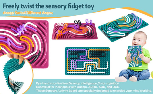 How to promote children's fine motor development with sensory activity boards