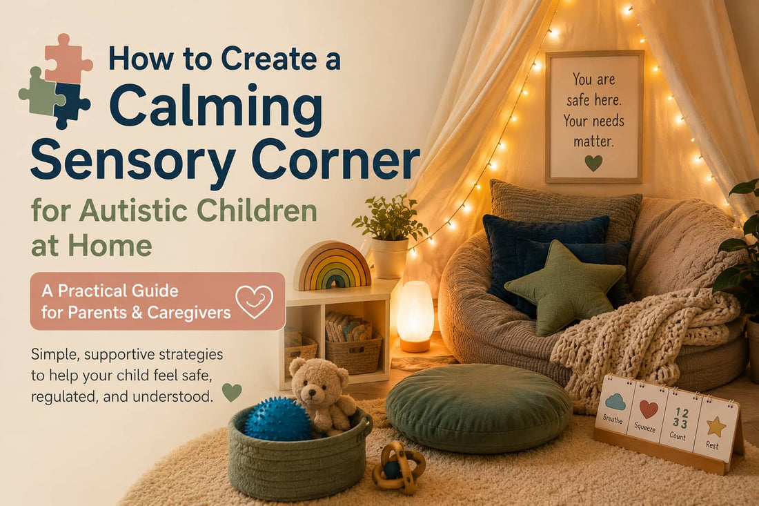 🧩 How to Create a Calming Sensory Corner for Autistic Children at Home
