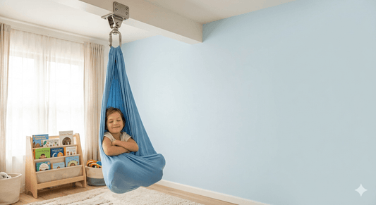 How to Safely Hang a Sensory Swing Indoors: 2026 Complete Guide for Therapists & Parents (Doorway vs Ceiling)
