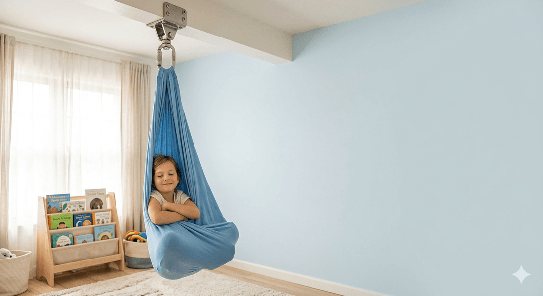How to Safely Hang a Sensory Swing Indoors: 2026 Complete Guide for Therapists & Parents (Doorway vs Ceiling)