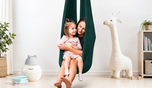 Real Family Review: How a Homeschool Family with Four Kids Uses Our 440 lb Cuddle Swing