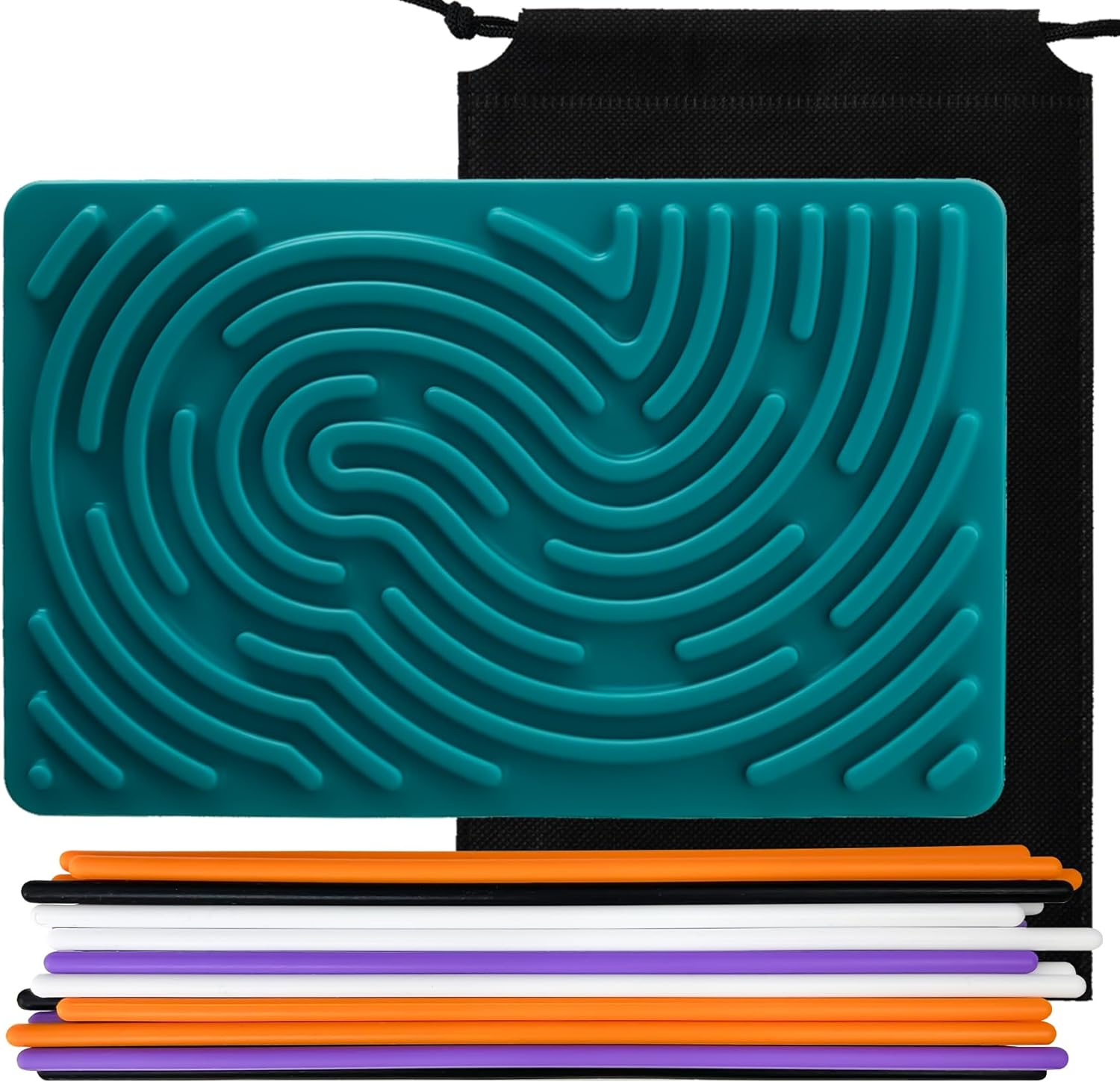 SRunDe 4 Pièces Sensory Activity Board Avec 1 Sac Portable 44