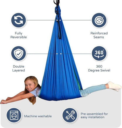 SensoryHarbor™-Deep relaxation and calming sensory swing for kids/adults