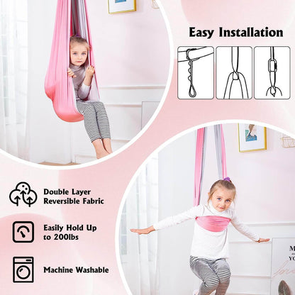 SensoryHarbor™-Sensory Joy Reversible Cuddle Swing