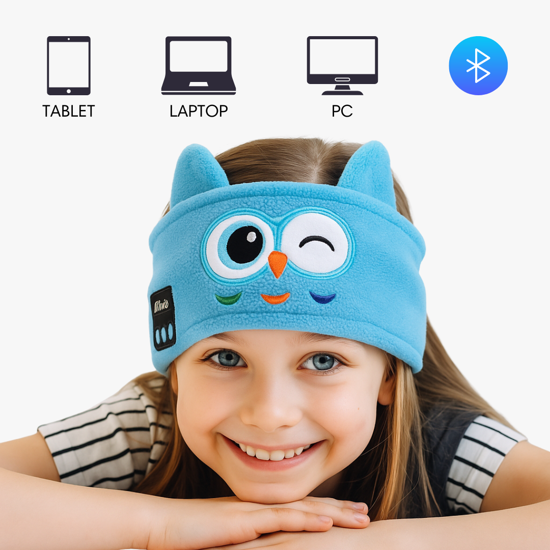 Calming Premium Animal Sleep Headphones for Kids with Autism & ADHD