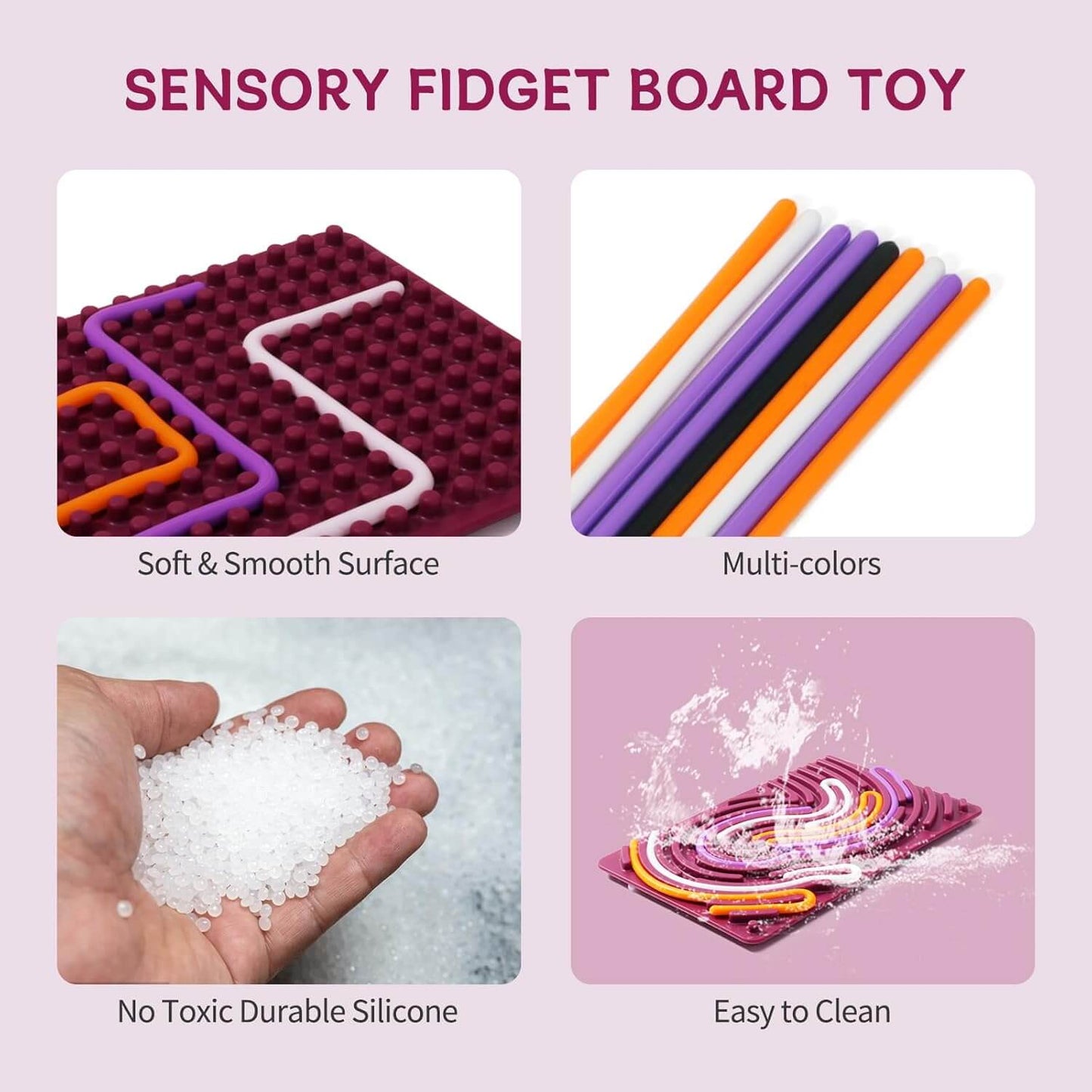 Calming Sensory Toy for ADHD & Autism, Stress Relief, and Anxiety Reduction