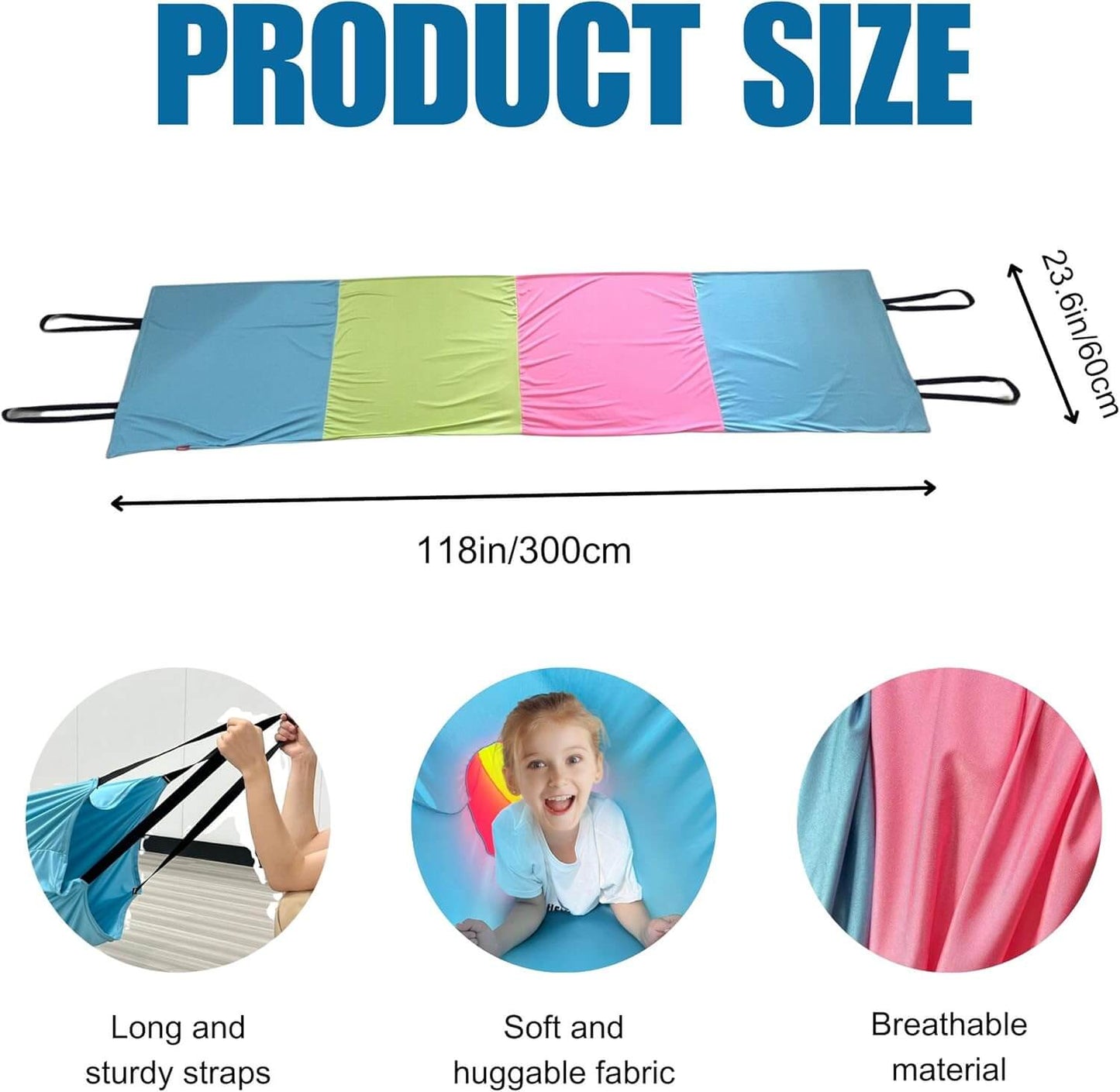 Calming Sensory Compression Tunnel for Kids with Autism, ADHD & SPD | SensoryHarbor™