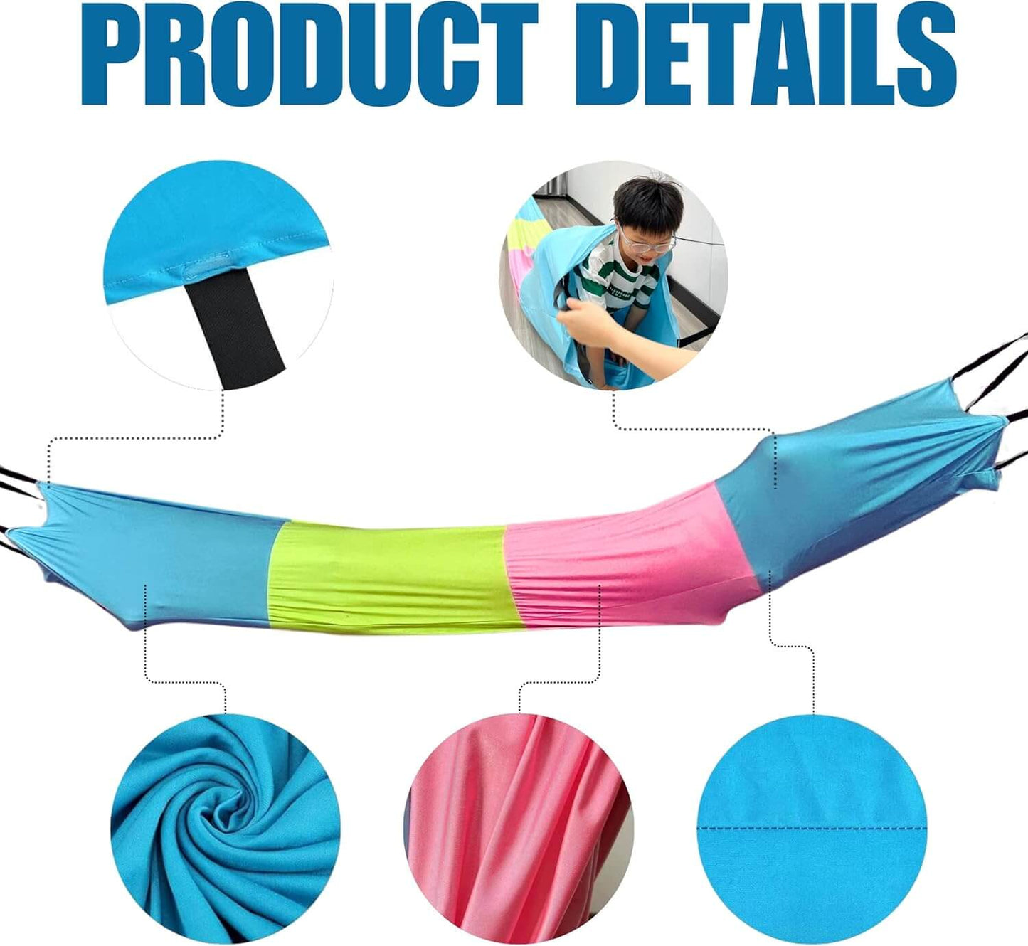 Calming Sensory Compression Tunnel for Kids with Autism, ADHD & SPD | SensoryHarbor™