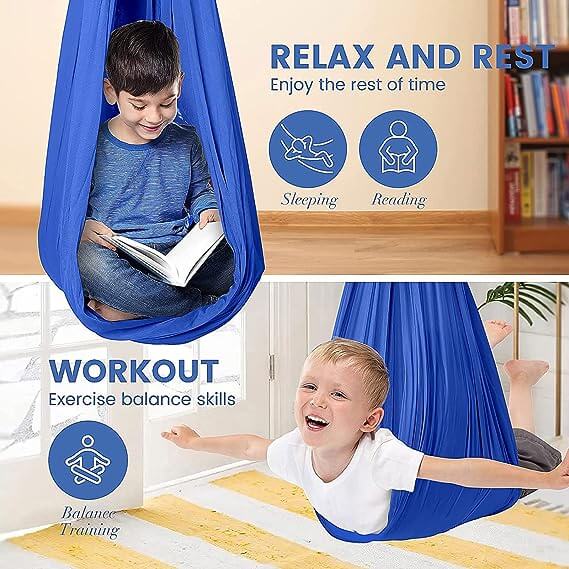 SensoryHarbor™-Deep relaxation and calming sensory swing for kids/adul